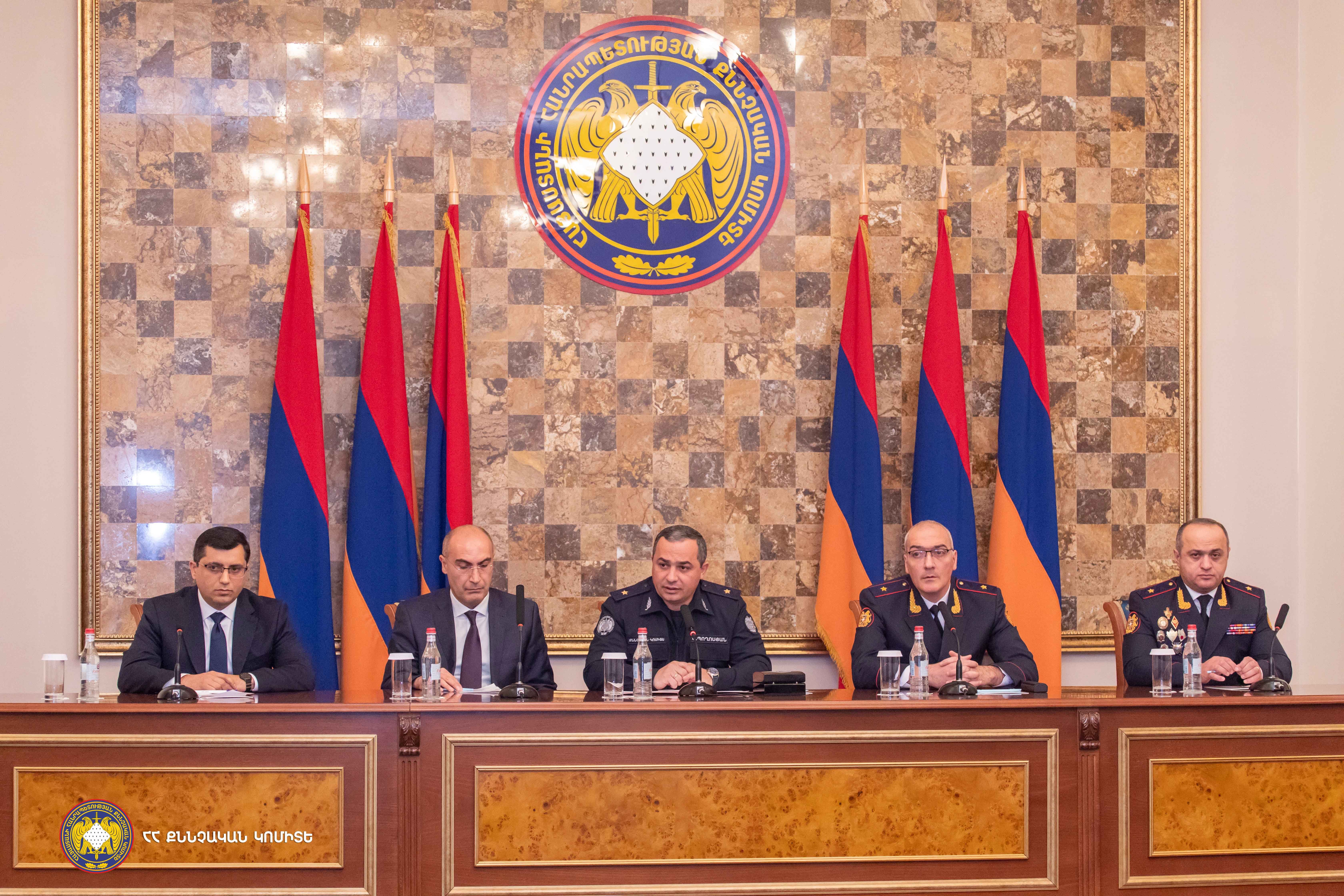Artur Poghosyan, Chairman of the RA Investigative Committee Introduced Newly Appointed Deputies Chairman to Committee  Staff (photos)